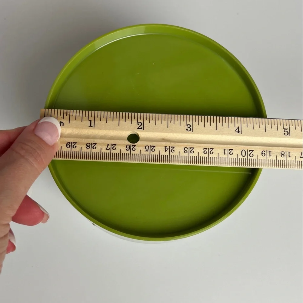 Vintage Pyrex Glass Canister Avocado Green Store n See Container with Lid
